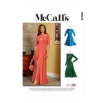 Patron mccall's 8238f5 - robe en maille du 44 au 52 - mccall's - mondial tissus