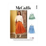 Patron mccall's 8248a5 - jupe longue plisse du 34 au 42 (fr) - mccall's - mondial tissus