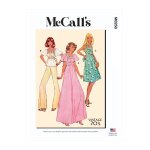 Patron mccall's 8258a5 - robe et haut vintage du 34 au 42 fr - mccall's - mondial tissus