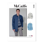 Patron mccall's 8352aa - veste  fermeture boutonne du 46 au 54 - mccall's - mondial tissus