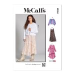 Patron mccall's 8354 - robe, dessous de robe et veste - 7  14 ans - mccall's - mondial tissus