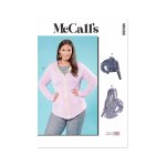 Patron mccall's 8356w2 - veste zippe  dcoupe princesse du 48 au 56 fr - mccall's - mondial tissus