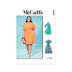 Patron mccall's 8362w3 - robe chemisier du 56 au 68 - mccall's - mondial tissus