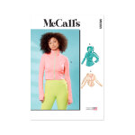 Patron mccall's 8365d5 - veste zippe  dcoupe princesse du 40 - 48 - mccall's - mondial tissus