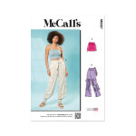 Patron mccall's 8367a - pantalon et short  taille lastique du 34 au 52 fr - mccall's - mondial tissus ...