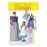 Patron mccall's m4948kids robe de princesses enfant 3  8ans - mccall's - mondial tissus