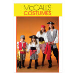 Patron mccall's m4952m dguisement de pirates enfant 3  8 ans - mccall's - mondial tissus