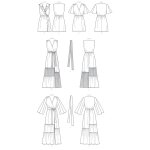 Patron mccall's m7970a5 robe, jupe femme 34 - 42 - mccall's - mondial tissus