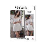 Patron mccall's m8550u5 robe manches bouffantes femme 44 - 52 - mccall's - mondial tissus