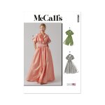Patron mccall's m8556k5 robe boutonn�e femme 36 - 44 - mccall's - mondial tissus