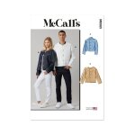 Patron mccall's m8565a veste ample adulte xs au xxl - mccall's - mondial tissus