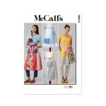 Patron mccall's m8572a tablier adulte s au xxl - mccall's - mondial tissus