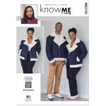 Patron me2132a manteau bomber pour adulte du 34 au 52 - know me - know me - mondial tissus