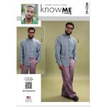 Patron me2142bb chemise bouffante pour homme du 56 au 64 - know me - know me - mondial tissus