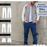 Patron mika pantalon homme du xs au xxxl - superbison - super bison - mondial tissus