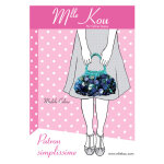 Patron mlle kou sac c�line - mlle kou - mondial tissus