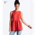 Patron new look 6511 - blouse et tunique - newlook - mondial tissus