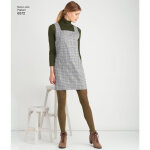 Patron new look 6572 - robe avec larges bretelles - newlook - mondial tissus