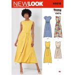 Patron new look 6618 - robe 2 longueurs - newlook - mondial tissus