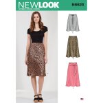 Patron new look 6623 - jupe lastique - newlook - mondial tissus