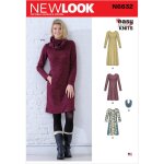 Patron new look 6632 - robes demoiselle 3 longueurs - newlook - mondial tissus