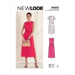 Patron new look 6667 robe 36 - 48 - mondial tissus