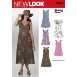 Patron new look 6889 - robe femme - newlook - mondial tissus