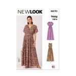 Patron new look n 6751 robe femme tricot - mondial tissus