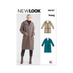 Patron new look n 6767 manteau 32 au 50 - newlook - mondial tissus
