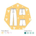 Patron orsi short ou pantalon femme du 34 au 48 - les patronnes - les patronnes - mondial tissus