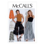Patron mccall's m7576zz pantalon femme 44 - 52 - mccall's - mondial tissus