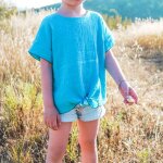 Patron peony tee shirt ou blouse enfant 3ans - 12 ans - ikatee - ikatee - mondial tissus