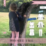 Patron pochette enfant ensemble tunique et legging twiggy du 2 au 12 ans - super bison - super bison ...