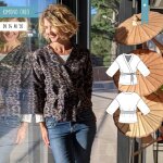 Patron pochette kimono femme oro du 32 au 52 - super bison - mondial tissus