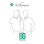 Patron polo homme le champion du xs au xxl - les bg - bg - mondial tissus