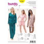 Patron pyjama - burda n6742 - burda - mondial tissus