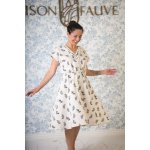 Patron robe blouse byzance 34 au 52 - maison fauve - maison fauve - mondial tissus
