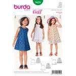 Patron robe enfant - burda n9420 3  7 ans. - burda - mondial tissus