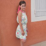 Patron robe top et jupe rita 2 a 12 ans - mondial tissus