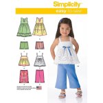 Patron simplicity s1451. a - ensemble fillette 1 an et demi - 4 ans - simplicity - mondial tissus