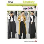 Patron simplicity s8177. aa - ensemble femme 38 - 46 - simplicity - mondial tissus