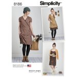 Patron simplicity s8186. p5 - robe femme 40 - 48 - simplicity - mondial tissus