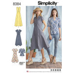 Patron simplicity s8384. h5 - top robe femme 34 - 42 - simplicity - mondial tissus