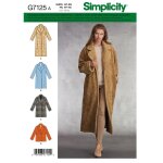 Patron simplicity s8797. a - manteau doubl ample femmes 34 - 52 - simplicity - mondial tissus