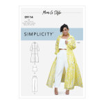 Patron simplicity s9114. u5 - ensemble femme veste longue, pantalon & top par mimi g. style 44 - 52 - ...