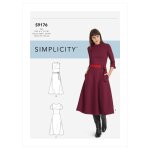 Patron simplicity s9176. aa - robe avec haut ajust bas vas 38 - 46 - simplicity - mondial tissus