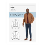 Patron simplicity s9190. bb - blouson homme 54 - 62 - simplicity - mondial tissus