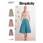 Patron simplicity s9377. u5 - jupes vases femme en deux longueurs 44 - 52 - simplicity - mondial tissus ...