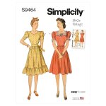 Patron simplicity s9464. u5 - robe jeunes filles 44 - 52 - simplicity - mondial tissus