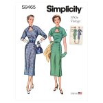Patron simplicity s9465. u5 - robe jeunes filles 44 - 52 - simplicity - mondial tissus